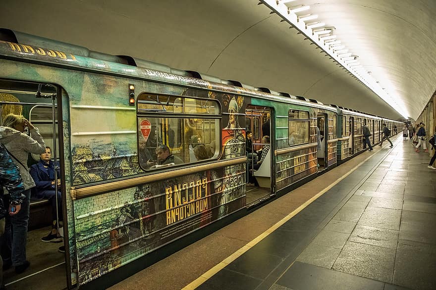 métro à Moscou